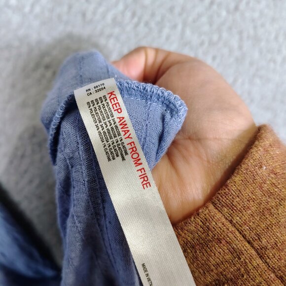 Free People Beach La La Maxi Dress Women's Medium Lavender Blue Influencer Boho - Picture 8 of 11